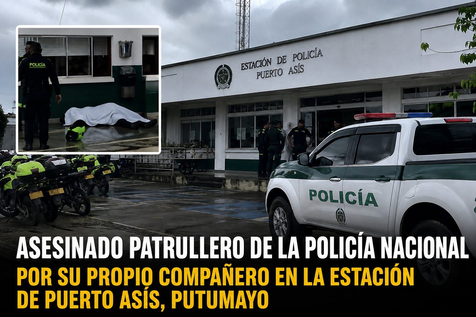 Dos hechos internos en menos de una semana sacuden al Departamento de Policía Putumayo